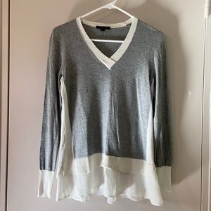 A v neck sweater